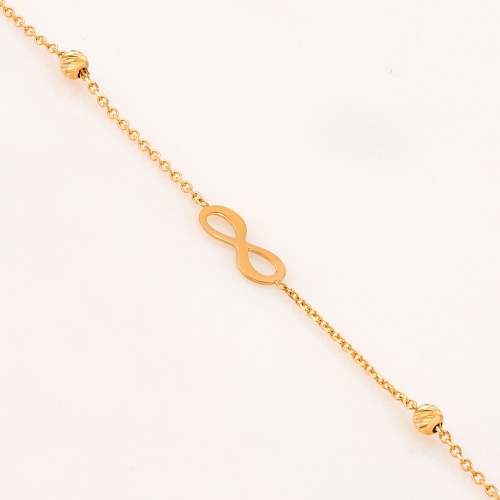 Bransoleta złota nieskończoność z... Damskie | hurt złota kraków, hurtownia jubilerska, złoto hurt, hurtownia złota, złote medaliki, hurtownia z biżuterią, hurtownia bizuterii, jubiler online złoto