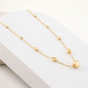 Złoty naszyjnik celebrytka... 2