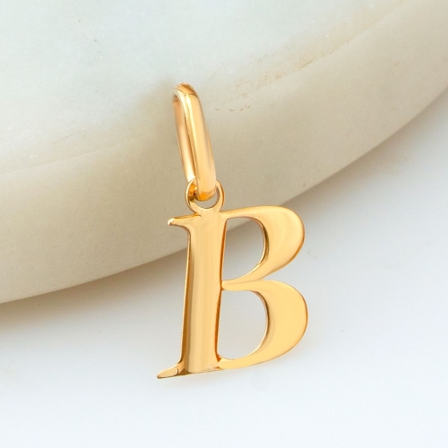 Przywieszka złota literka B PZL005-B Przywieszki | hurt złota kraków, hurtownia jubilerska, złoto hurt, hurtownia złota, złote medaliki, hurtownia z biżuterią, hurtownia bizuterii, jubiler online złoto