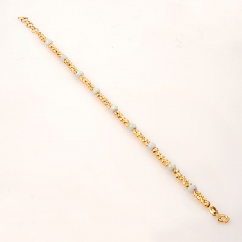 Bransoletka złota ozdobna z... 2