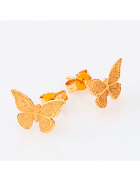 Kolczyki złote motyl  KNS1322
