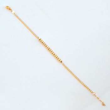 Bransoleta złota ozdobna z... 2