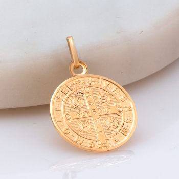 Medalik złoty okrgły... 2